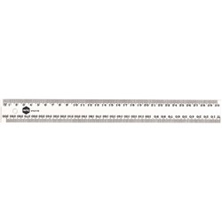 Marbig Plastic Ruler 30cm Clear Hangsell_2